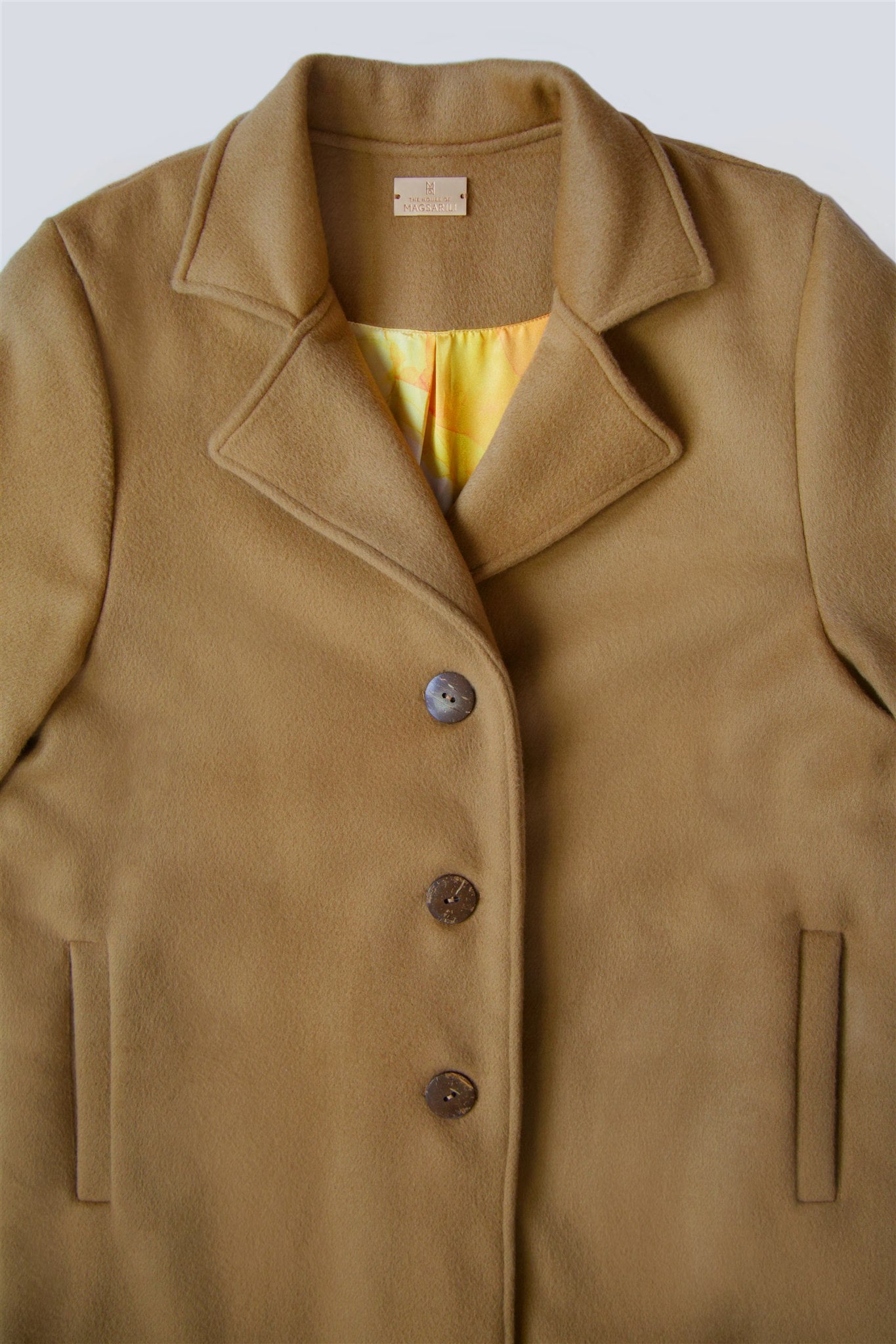 S/M Acceleration Caramel Outer with Amber lining (Sample Coat)